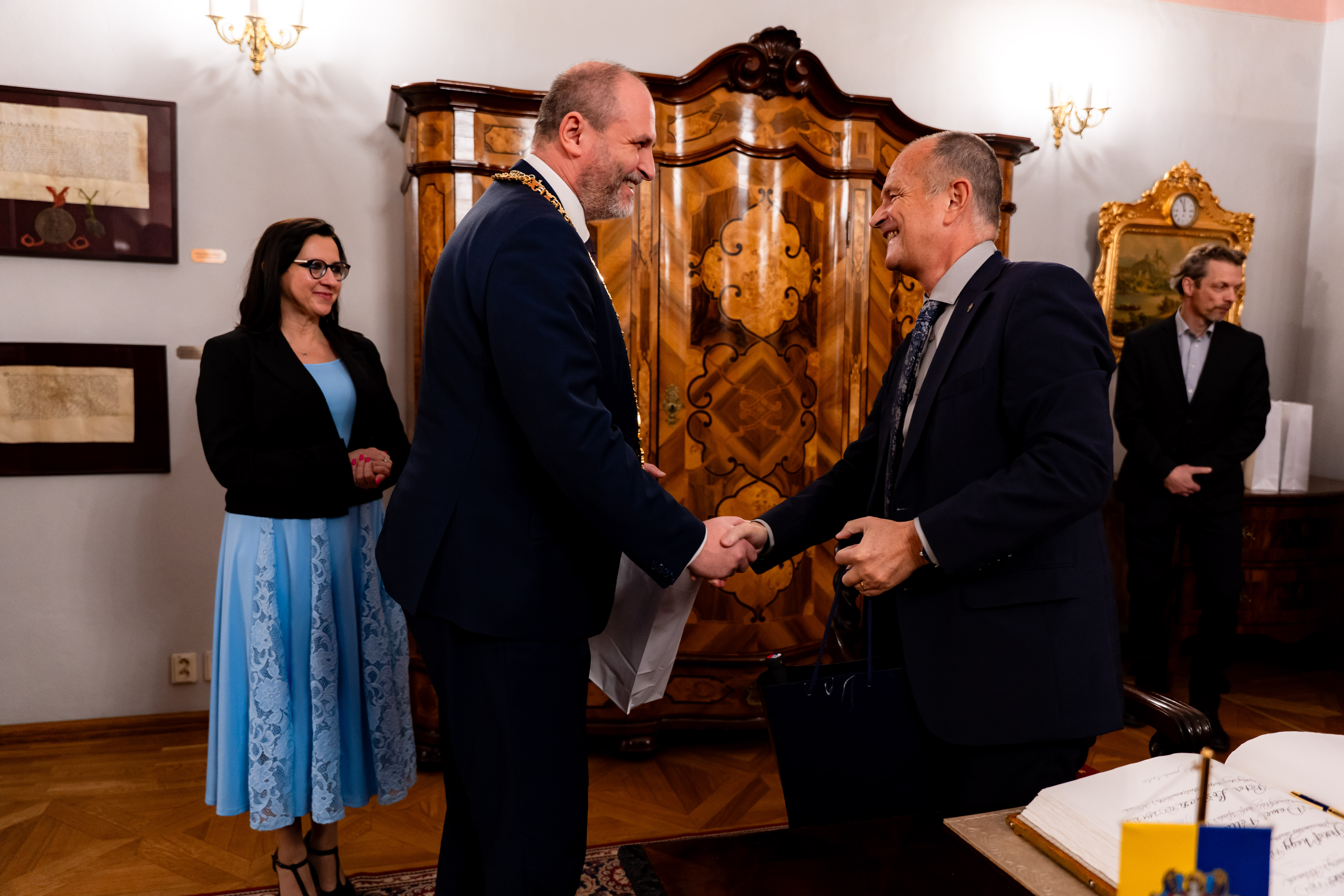 prijatie rektorov univerzit mesta Kosice a riaditelov nemocnic-34